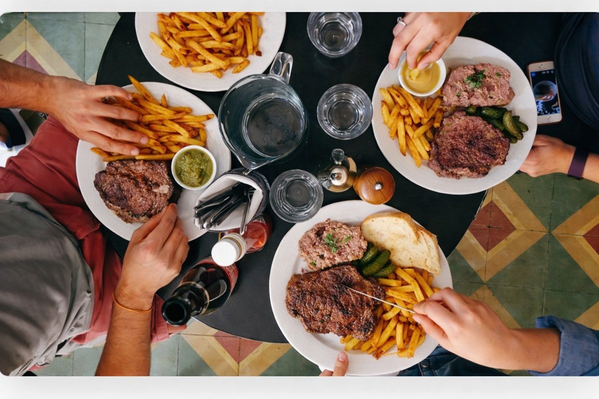 Table conviviale - Plats charolais